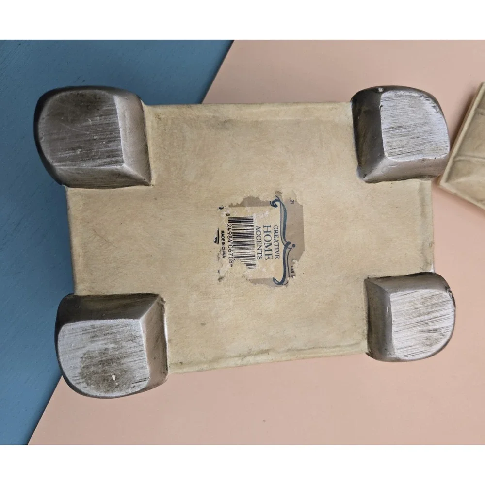 Vintage Trinket Box Lid And Handle Creative Home Accents Old‎ World